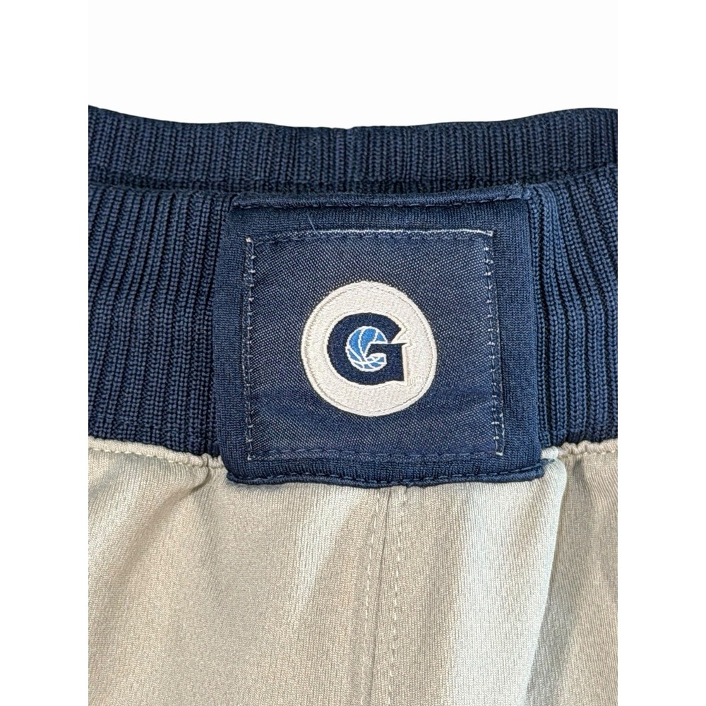 Nike Air Jordan Georgetown Hoyas Basketball Shorts Mens S Gray Navy Team Issued - Picture 6 of 13